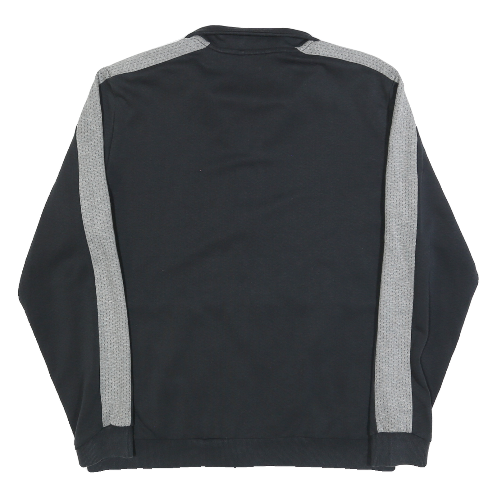 PUMA Mens Black & Grey Zip Jacket L Cotton Blend Sportswear Casual Track Top