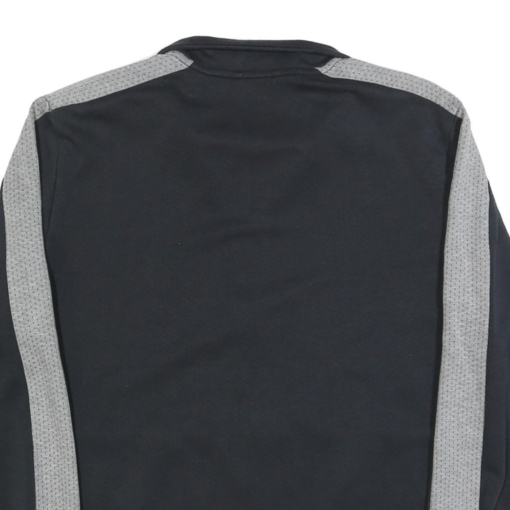 PUMA Mens Black & Grey Zip Jacket L Cotton Blend Sportswear Casual Track Top