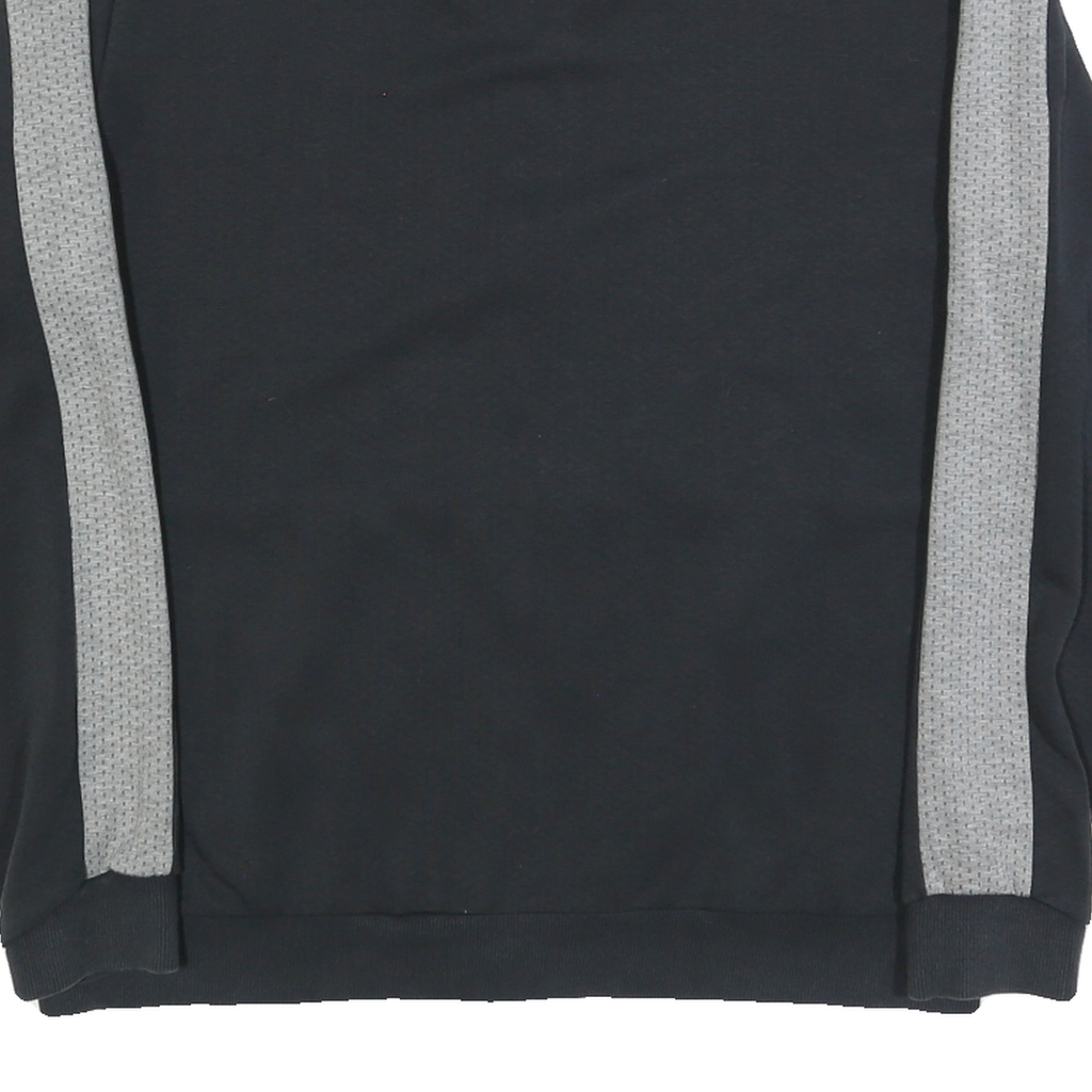 PUMA Mens Black & Grey Zip Jacket L Cotton Blend Sportswear Casual Track Top