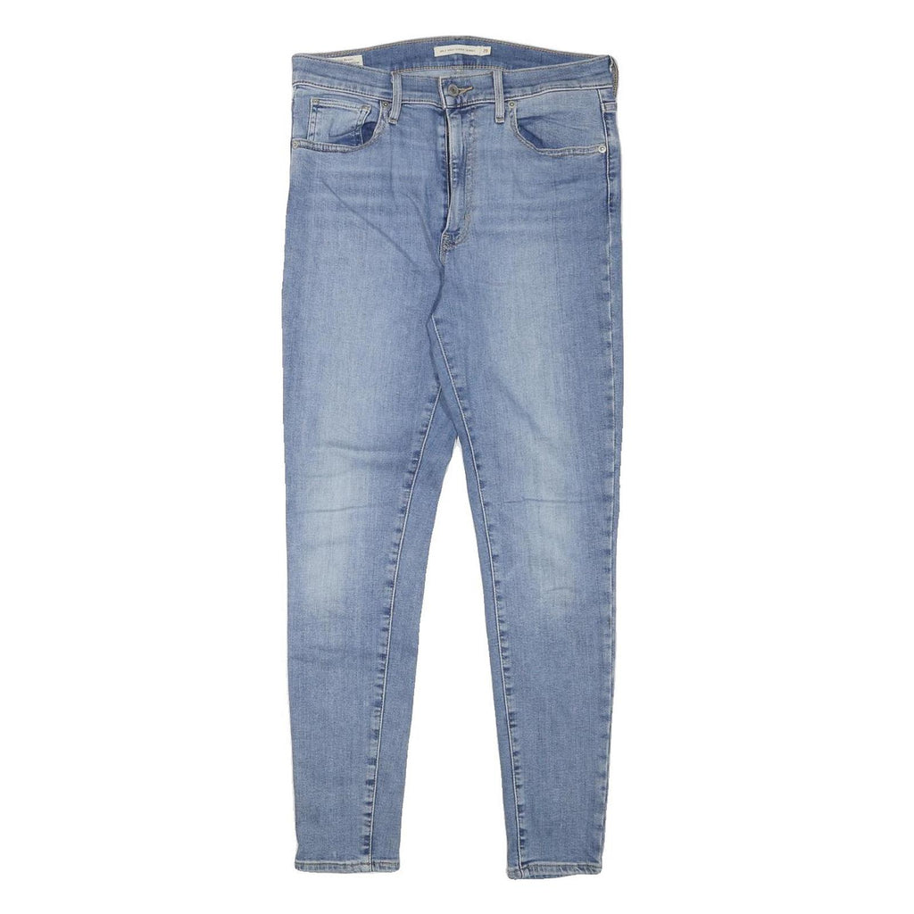 LEVI'S Womens Slim Light Blue Denim Slim Jeans Zip W29 L28 Casual Wear