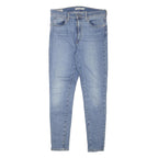 LEVI'S Womens Slim Light Blue Denim Slim Jeans Zip W29 L28 Casual Wear