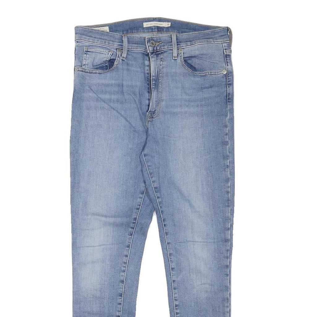 LEVI'S Womens Slim Light Blue Denim Slim Jeans Zip W29 L28 Casual Wear