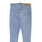 LEVI'S Womens Slim Light Blue Denim Slim Jeans Zip W29 L28 Casual Wear