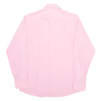 NAUTICA Slim Fit Spandex Mens Formal Shirt Pink Long Sleeve L