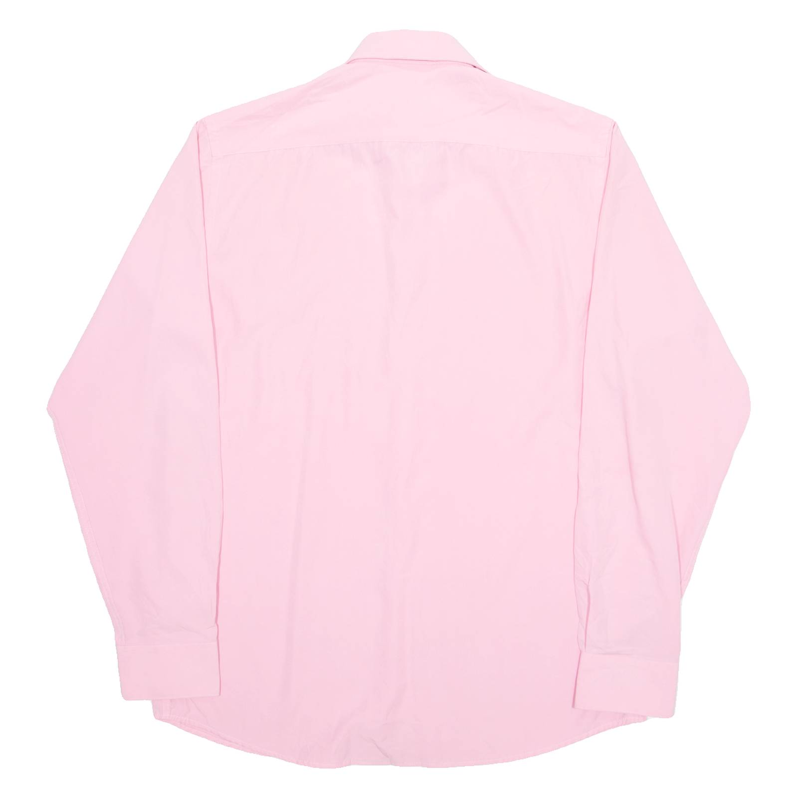 NAUTICA Slim Fit Spandex Mens Formal Shirt Pink Long Sleeve L