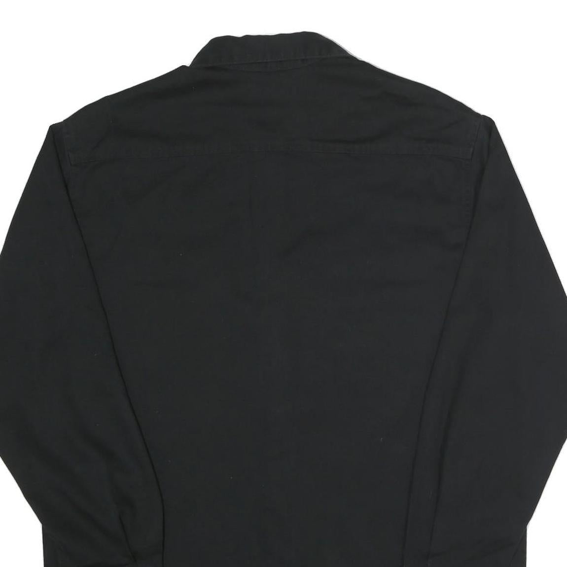 CARHARTT Mens Black Workwear L Logo Embroidered Polyester Blend Shirt