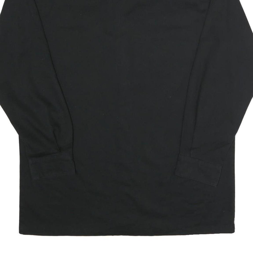 CARHARTT Mens Black Workwear L Logo Embroidered Polyester Blend Shirt