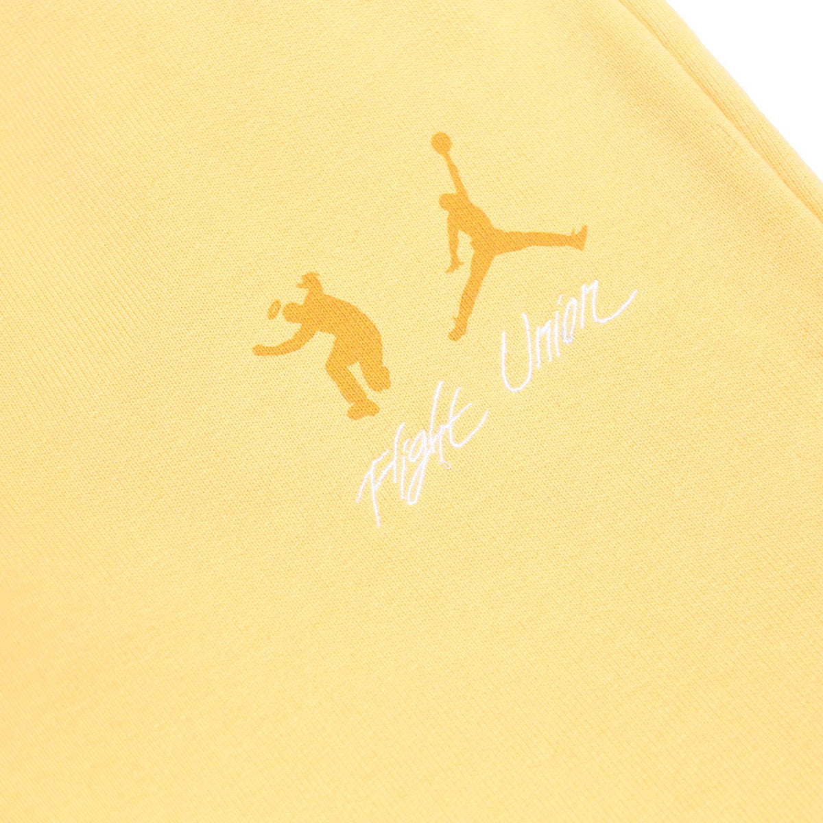 AIR JORDAN X UNION  LA Fleece Mens Joggers Yellow Slim Tapered S W29 L29 Cotton