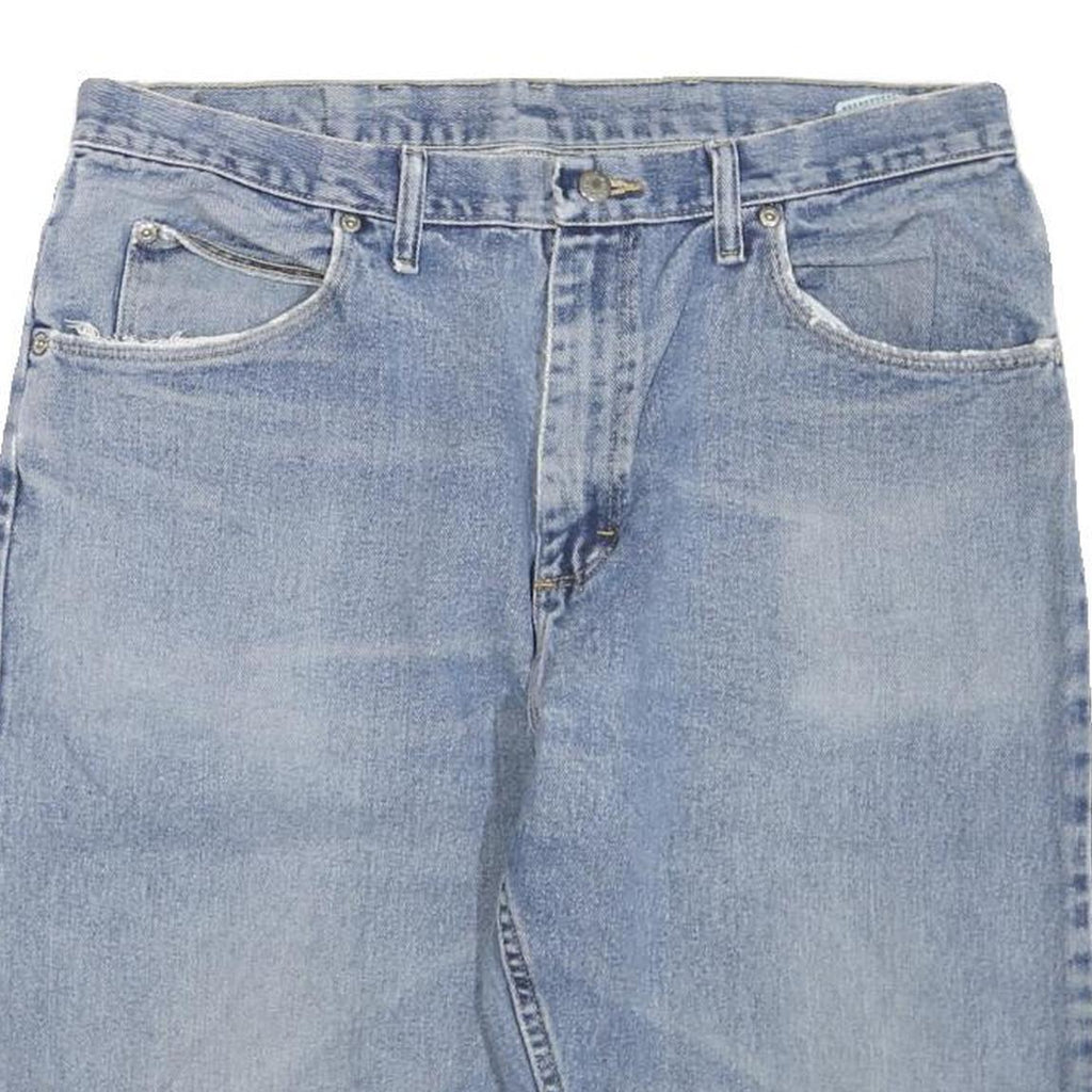 WRANGLER Mens Denim Blue Casual Regular Fit L W36 Cotton Blend Shorts