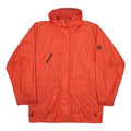 MAMMUT Mens Red Outdoor Jacket M Polyamide Zip Hooded Plain Lightweight