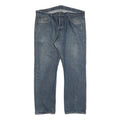 LEVI'S 501 Mens Jeans Blue Regular Straight Denim Medium W38 L30 Classic Button
