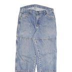 DICKIES Mens Blue Regular Straight Denim Light W30 L30 Casual Workwear Jeans