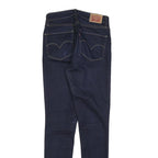 LEVI'S 721 Womens Slim Skinny Denim Dark W26 L30 Stretch Cotton Blend Jeans