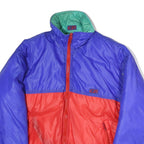 CB SPORT Mens Blue & Red Zip Up Jacket M Polyester Colourblock Casual Outerwear