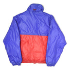 CB SPORT Mens Blue & Red Zip Up Jacket M Polyester Colourblock Casual Outerwear