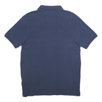 ELLESSE Mens Blue & White Red Stripe Short Sleeve Polo Shirt XL Cotton Casual