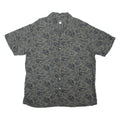 DAVID TAYLOR Mens Shirt Green Crazy Pattern XL