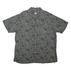DAVID TAYLOR Mens Shirt Green Crazy Pattern XL