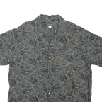 DAVID TAYLOR Mens Shirt Green Crazy Pattern XL