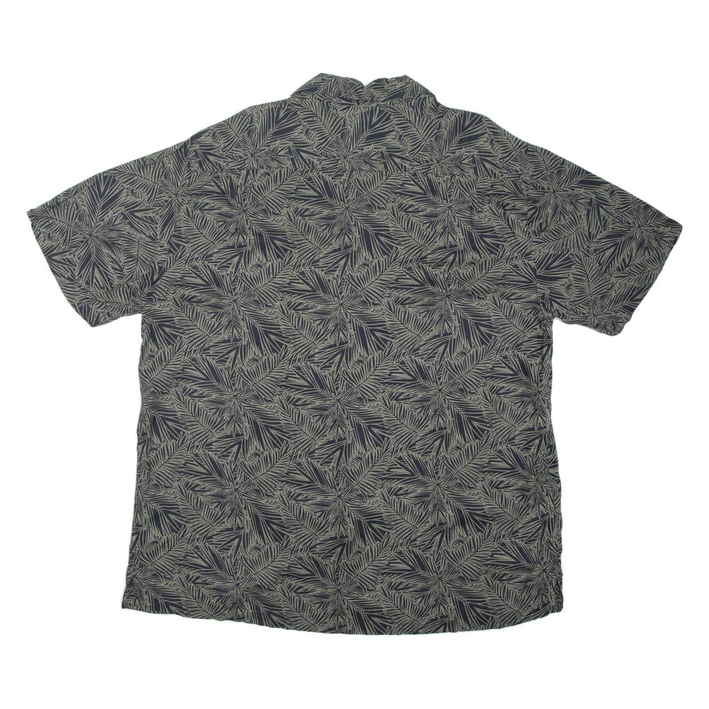 DAVID TAYLOR Mens Shirt Green Crazy Pattern XL
