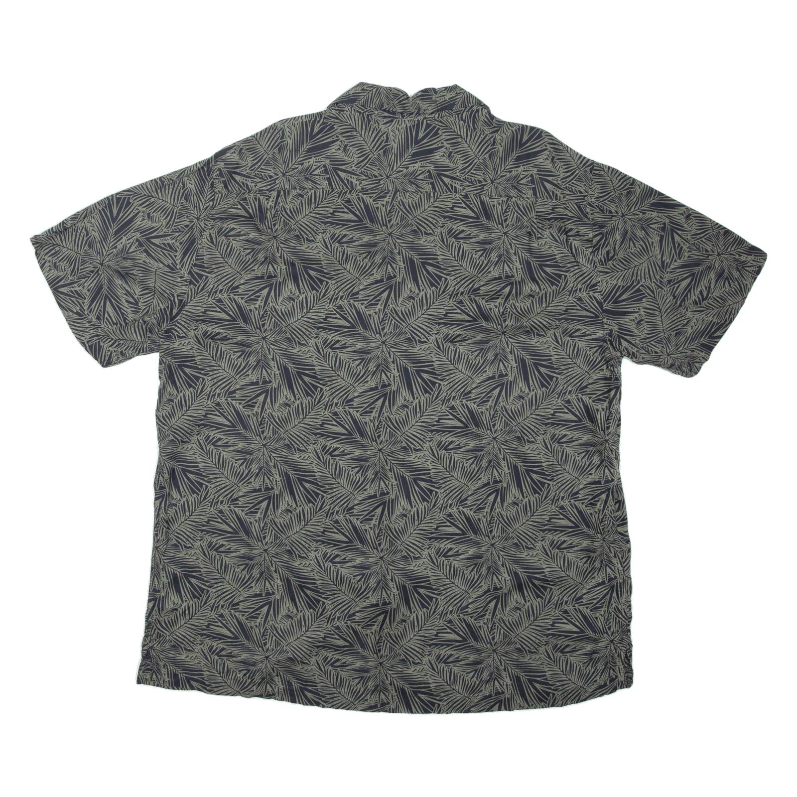 DAVID TAYLOR Mens Shirt Green Crazy Pattern XL