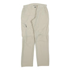 HIGH COLORADO Mens Cotton Blend Beige Slim Straight Trousers W28 L30 Casual