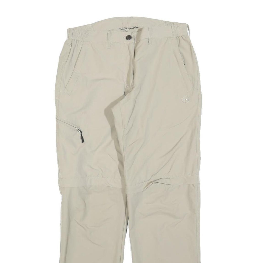 HIGH COLORADO Mens Cotton Blend Beige Slim Straight Trousers W28 L30 Casual