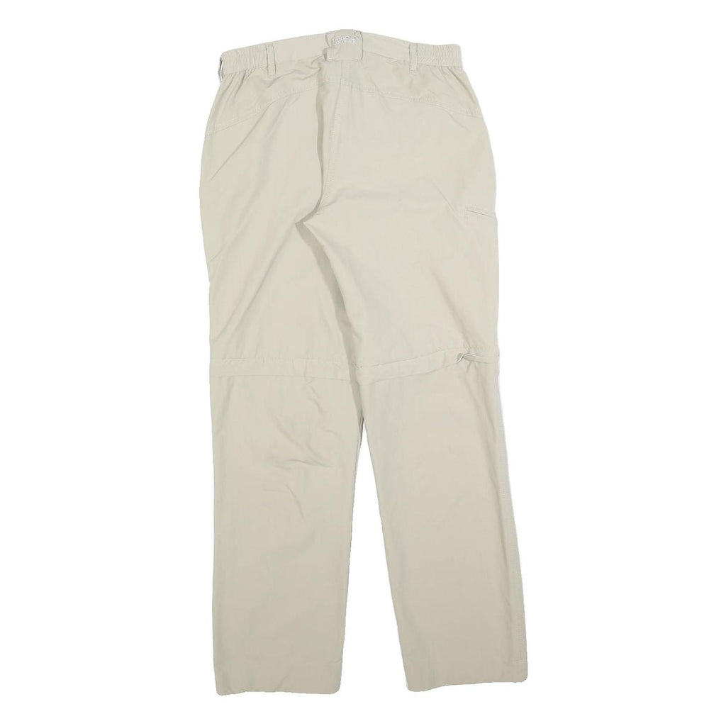 HIGH COLORADO Mens Cotton Blend Beige Slim Straight Trousers W28 L30 Casual