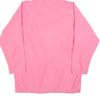 NAUTICA Womens Pink & Beige Hooded Jacket M Polyester Blend Zip Casual Outerwear