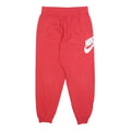 NIKE Womens Joggers Red White XL W26 Fleece Sweatpants Casual Comfortable