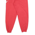 NIKE Womens Joggers Red White XL W26 Fleece Sweatpants Casual Comfortable