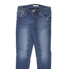 LEVI'S 710 Womens Slim Blue Denim Medium W26 L27 Stretch Zip Jeans Skinny Fit