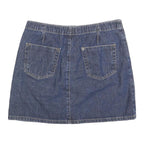 AMERICAN EAGLE Womens Blue Denim Mini Skirt Cotton Blend S Casual Summer Style