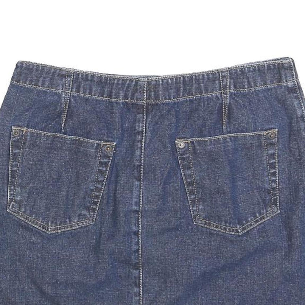 AMERICAN EAGLE Womens Blue Denim Mini Skirt Cotton Blend S Casual Summer Style