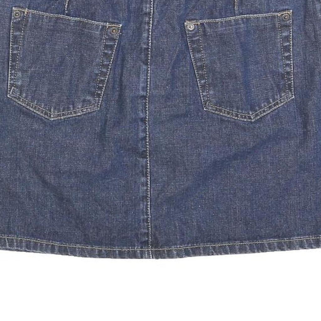 AMERICAN EAGLE Womens Blue Denim Mini Skirt Cotton Blend S Casual Summer Style