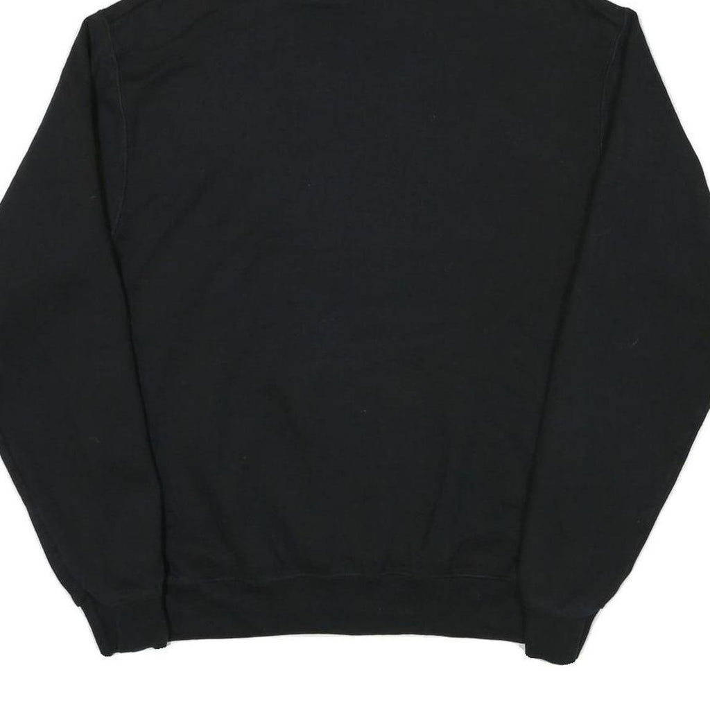 CHAMPION Mens Black Pullover Hoodie M Cotton Blend Casual Streetwear