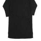 GAP Womens Black Cotton Roll Neck Sweater Dress Knit Long Sleeve S Comfortable