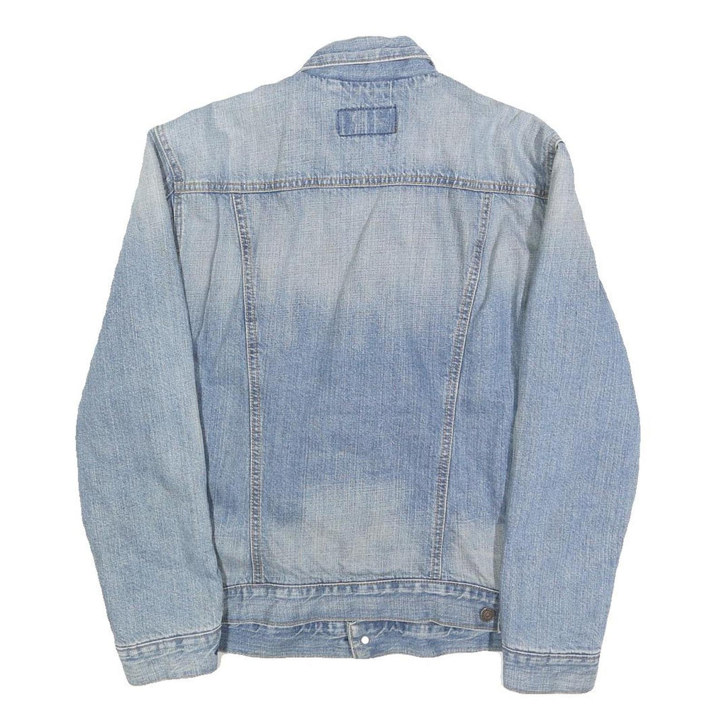 LEVI'S Mens Blue Denim Cotton Button Jacket M Classic Casual Outerwear