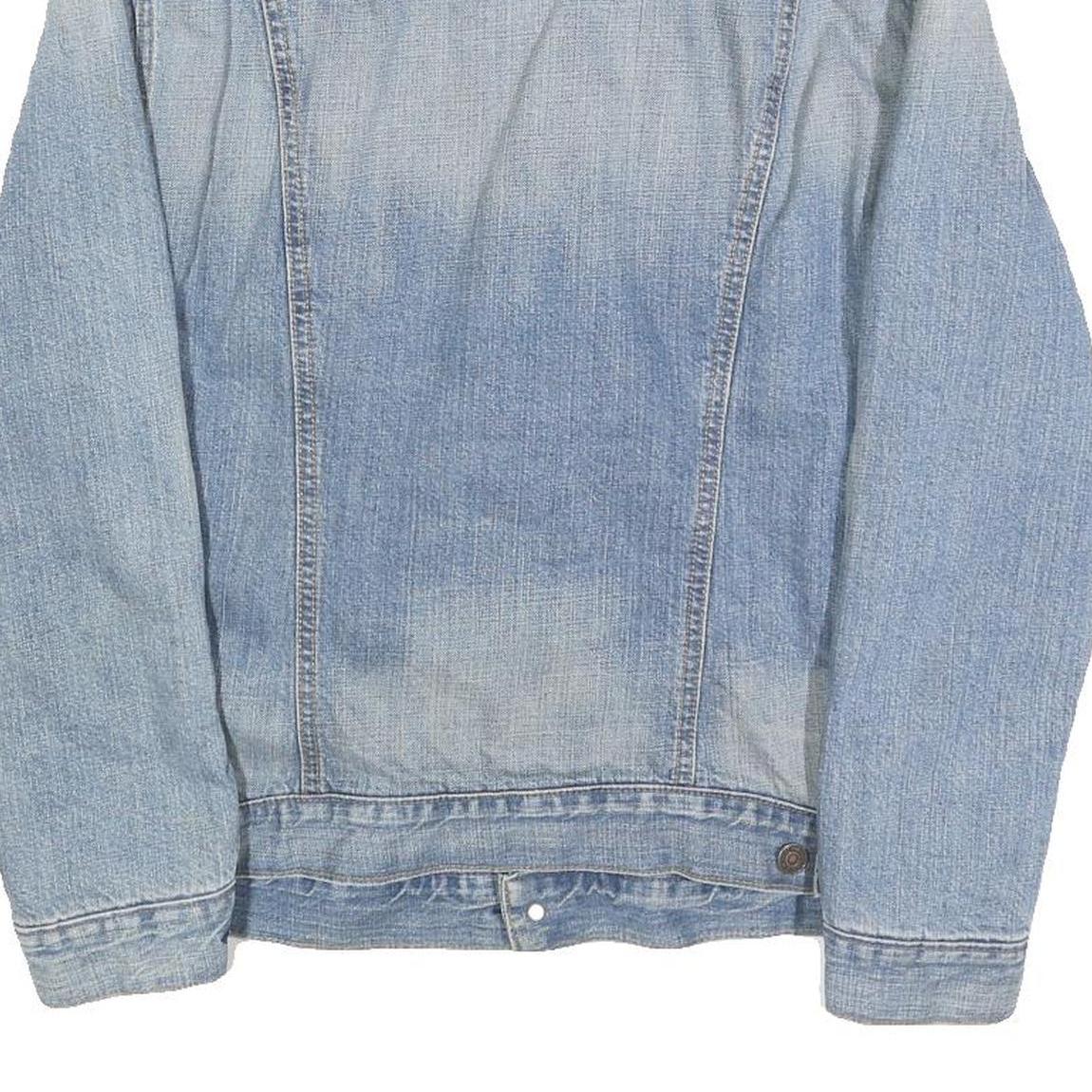 LEVI'S Mens Blue Denim Cotton Button Jacket M Classic Casual Outerwear