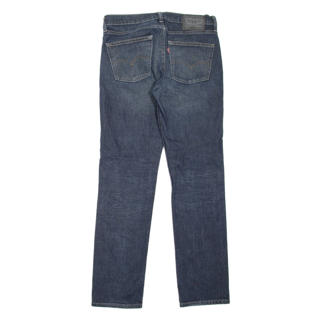 LEVI'S 511 Jeans Mens Blue Slim Straight Stone Wash W32 L32