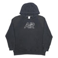 NIKE Womens Black Air Pullover Hoodie M Cotton Blend Casual Sweatshirt