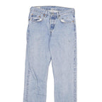 LEVI'S 501 Mens Jeans Blue Regular Straight Denim Light W26 L30 Classic Fit