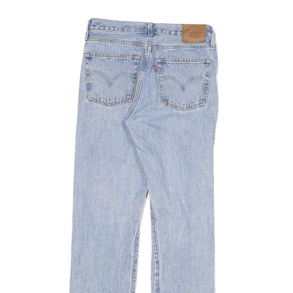 LEVI'S 501 Mens Jeans Blue Regular Straight Denim Light W26 L30 Classic Fit