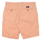 ARMANI EXCHANGE Mens Shorts Peach Casual M W34 Cotton Blend Comfort Fit