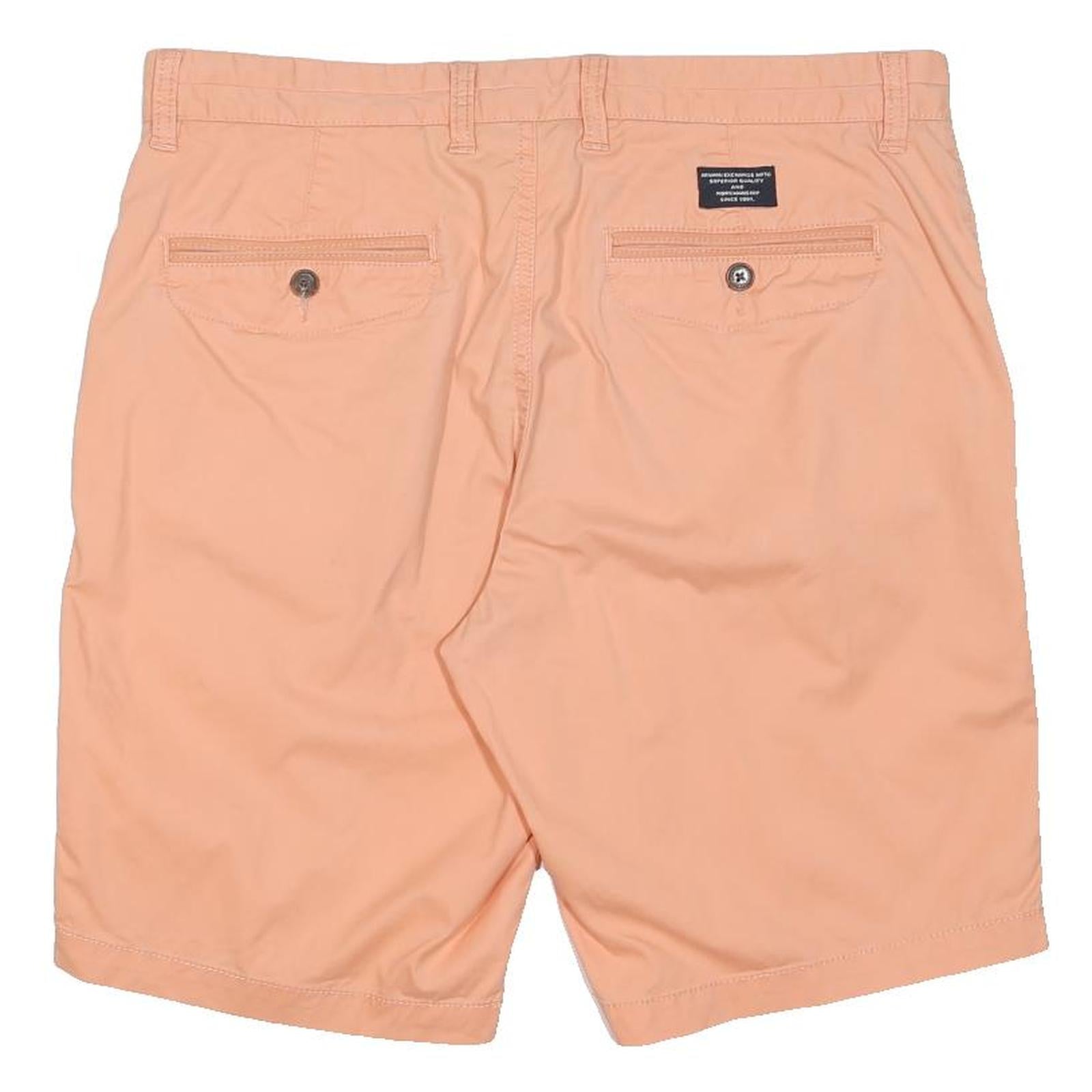 ARMANI EXCHANGE Mens Shorts Peach Casual M W34 Cotton Blend Comfort Fit