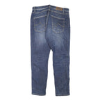 GAUDE JEANS Mens Blue Relaxed Straight Denim Fair W31 L29 Casual Wear