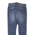 GAUDE JEANS Mens Blue Relaxed Straight Denim Fair W31 L29 Casual Wear