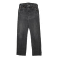 LEVI'S Mens Jeans Black Regular Straight Denim Medium W28 L30 Classic Fit Button