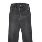 LEVI'S Mens Jeans Black Regular Straight Denim Medium W28 L30 Classic Fit Button