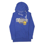 ADIDAS Womens Blue Golden State Warriors Pullover Hoodie S Cotton Blend